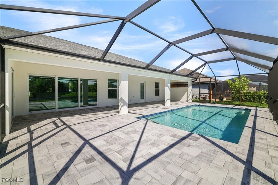 Exterior details and patio area of a home in Cape Coral, Cape Coral (Image 20). Exterior details and patio area of a home in Cape Coral, Cape Coral (Image 20).