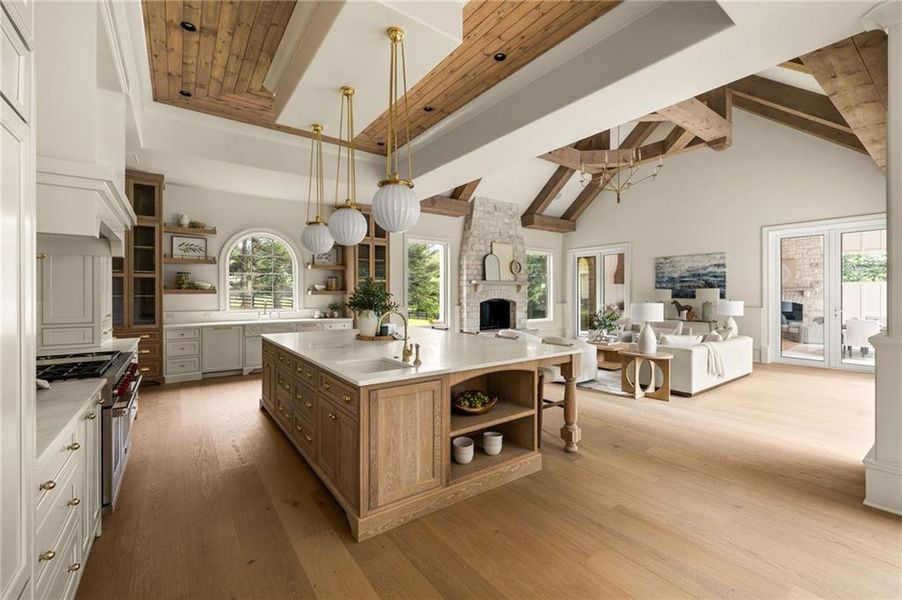Furnished interior view inside a new home in , Canton (Image 60).