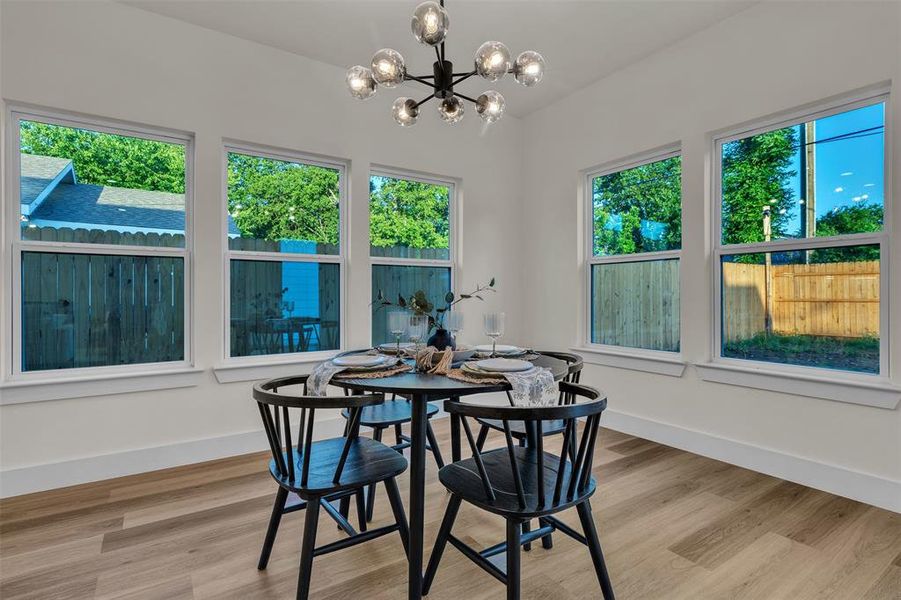 Furnished interior view inside a new home in , Fort Worth (Image 16).