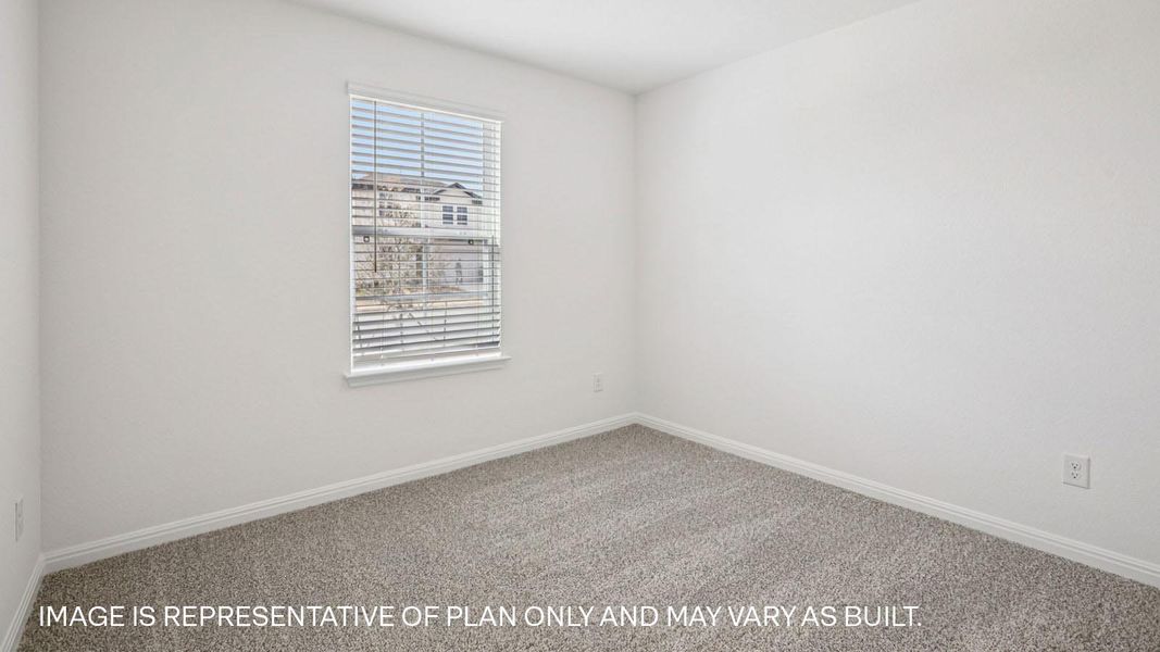 Spacious, unfurnished interior of a new home in Trails at Wildhorse, Austin (Image 22).