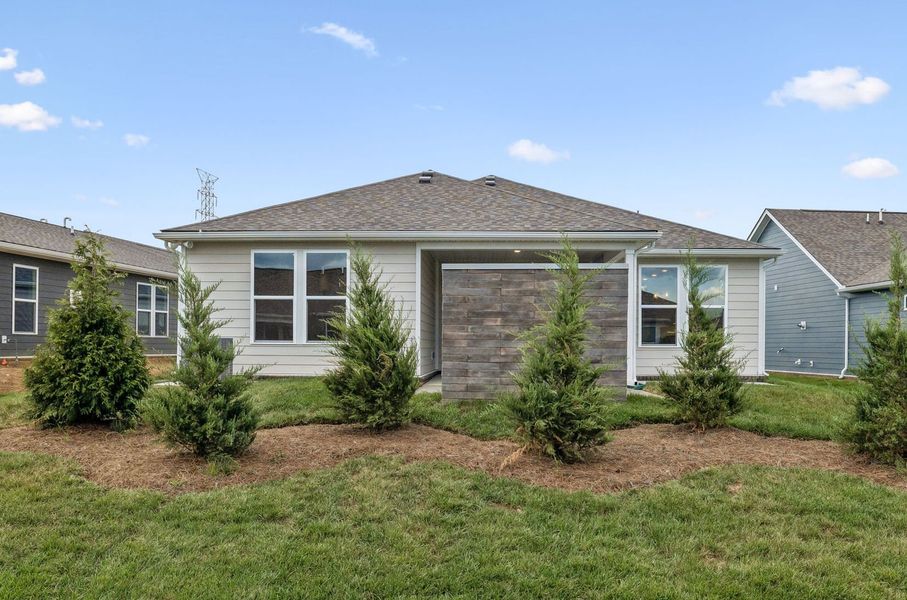 Front exterior of a new home in Del Webb Barton Village, Lebanon, TN, highlighting curb appeal (Image 32).
