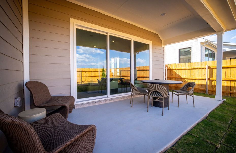 Representative exterior details of a home built from the Doucette by Pulte Homes in Kuempel Farms, Pflugerville (Image 3).