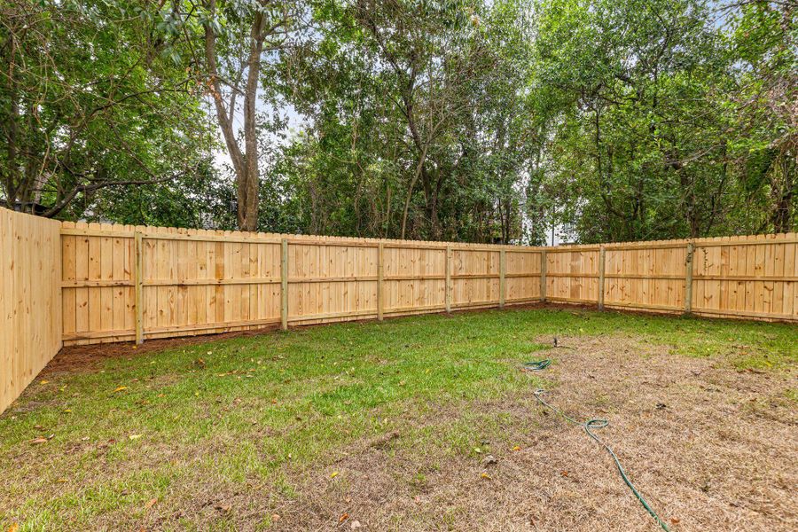Exterior details and patio area of a home in , North Charleston (Image 28).