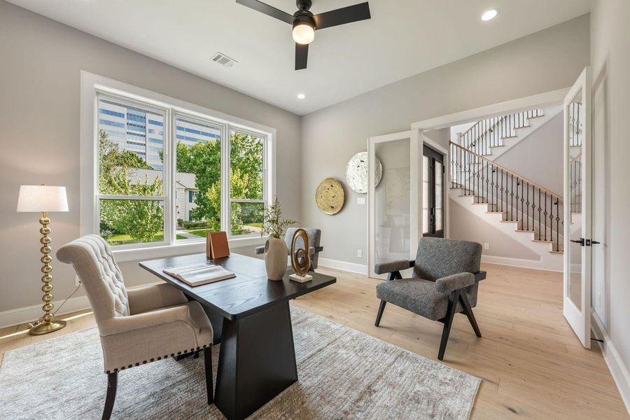 Furnished interior view inside a new home in , Houston (Image 31).