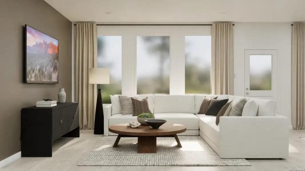 Furnished interior view inside a new home in Simmons Valley, Spring Branch (Image 13).