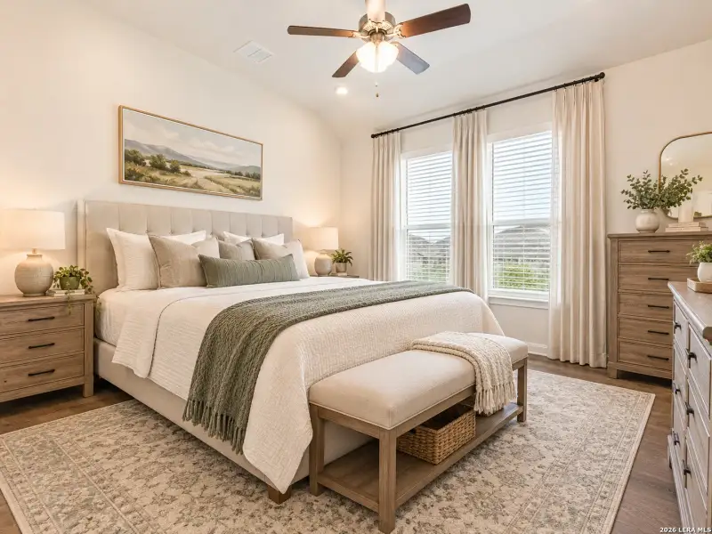 Furnished interior view inside a new home in Venado Crossing, Cibolo (Image 18).
