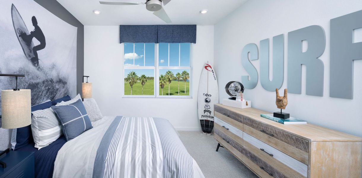 Representative furnished interior of a home built from the Rowan by Mattamy Homes in Tradition, Port St. Lucie (Image 15).