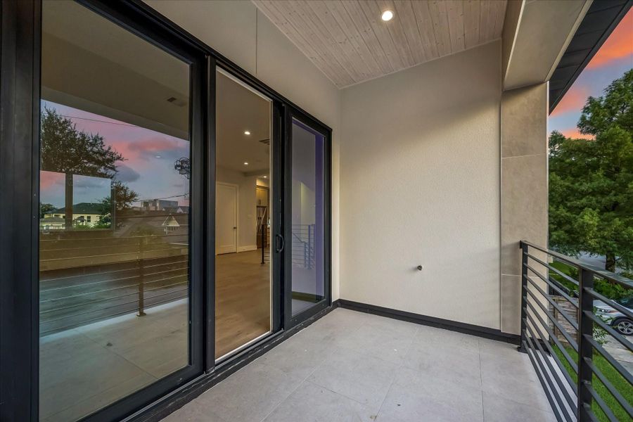 Exterior details and patio area of a home in , Houston (Image 4). Exterior details and patio area of a home in , Houston (Image 4).