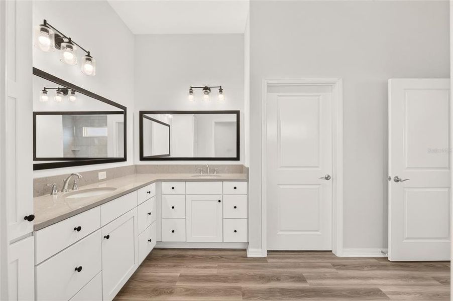 Furnished interior view inside a new home in , The Villages (Image 41).