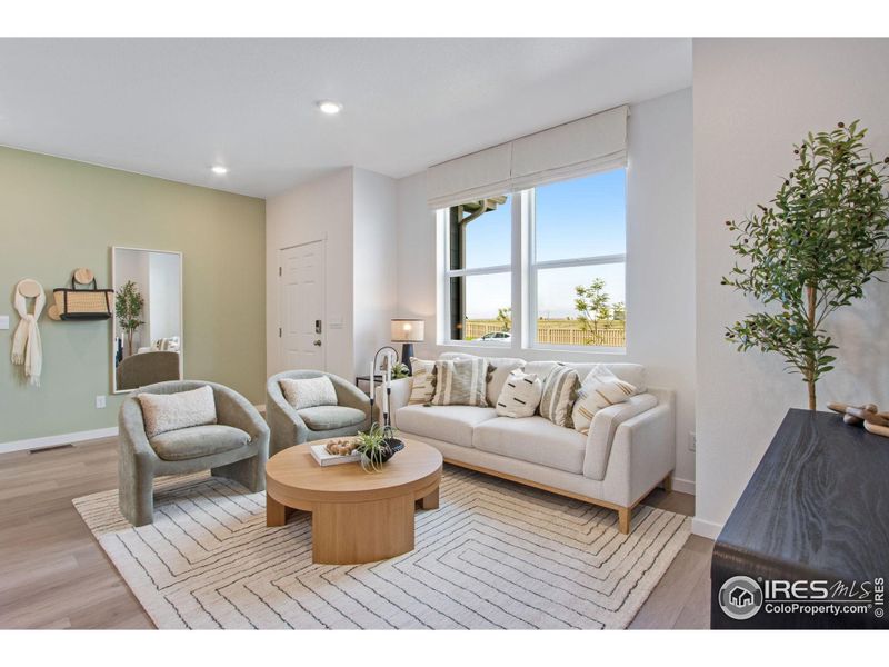 Furnished interior view inside a new home in Tailholt, Severance (Image 24). Furnished interior view inside a new home in Tailholt, Severance (Image 24).