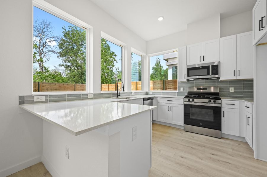Furnished interior view inside a new home in , Austin (Image 10).