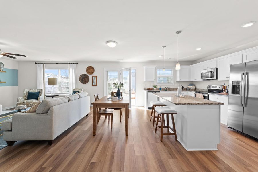 Furnished interior view inside a new home in Six Oaks, Summerville (Image 7).