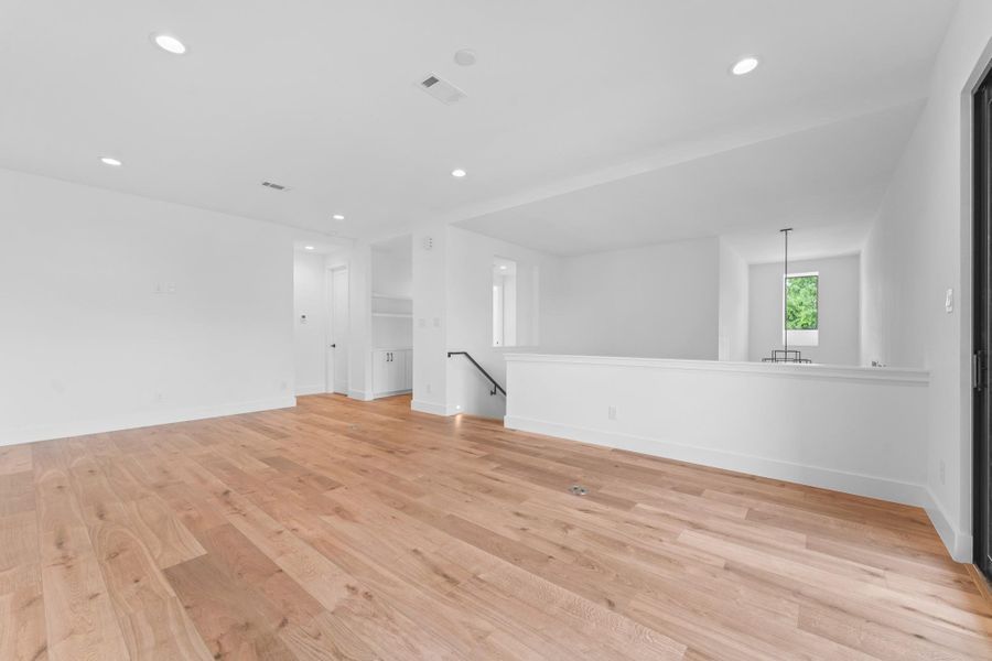 Wide open and inviting — a space designed to grow with your life, from movie nights to craft sessions. Wide open and inviting — a space designed to grow with your life, from movie nights to craft sessions.