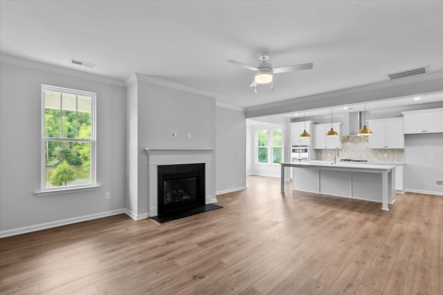 Spacious, unfurnished interior of a new home in Hanes Lake, Winston-Salem (Image 24).