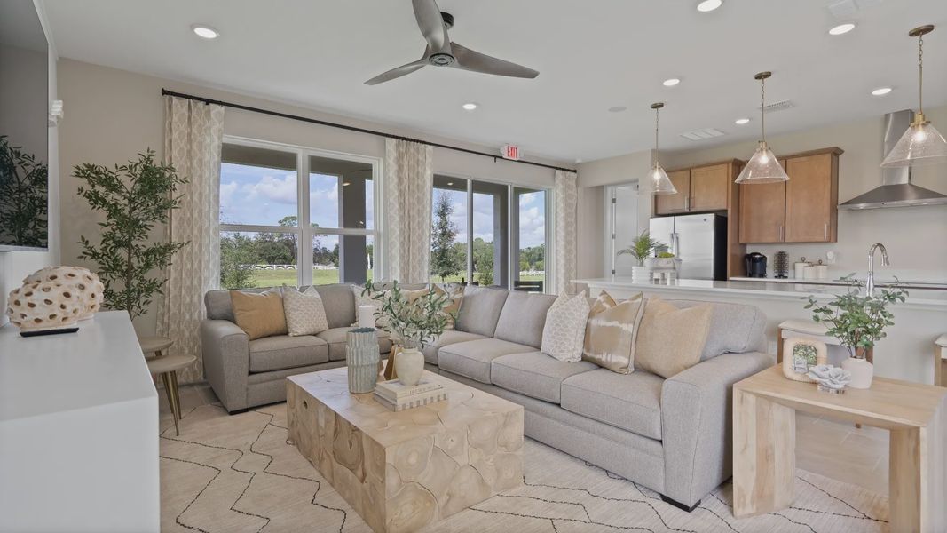 Furnished interior view inside a new home in Trailside, Mount Dora (Image 25).