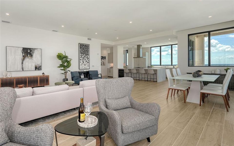 Furnished interior view inside a new home in , Sarasota (Image 30).