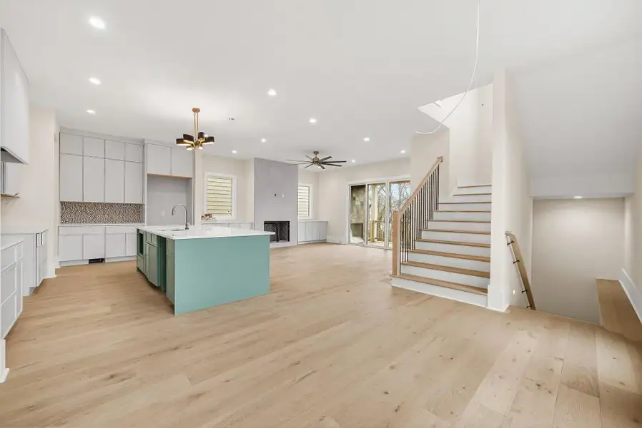 Furnished interior view inside a new home in , Atlanta (Image 8).