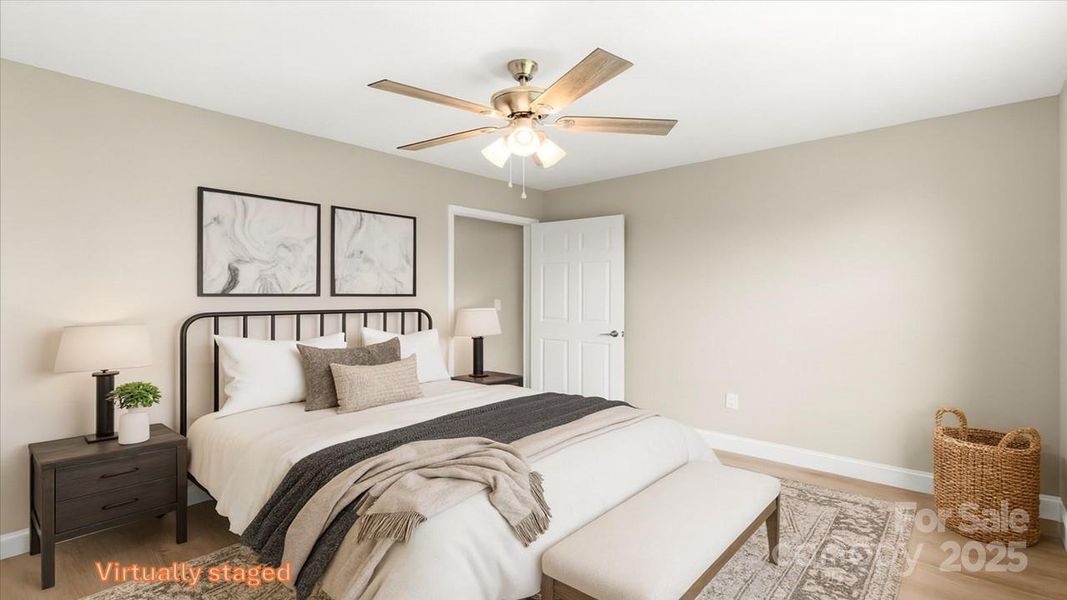 Furnished interior view inside a new home in , Hickory (Image 8).