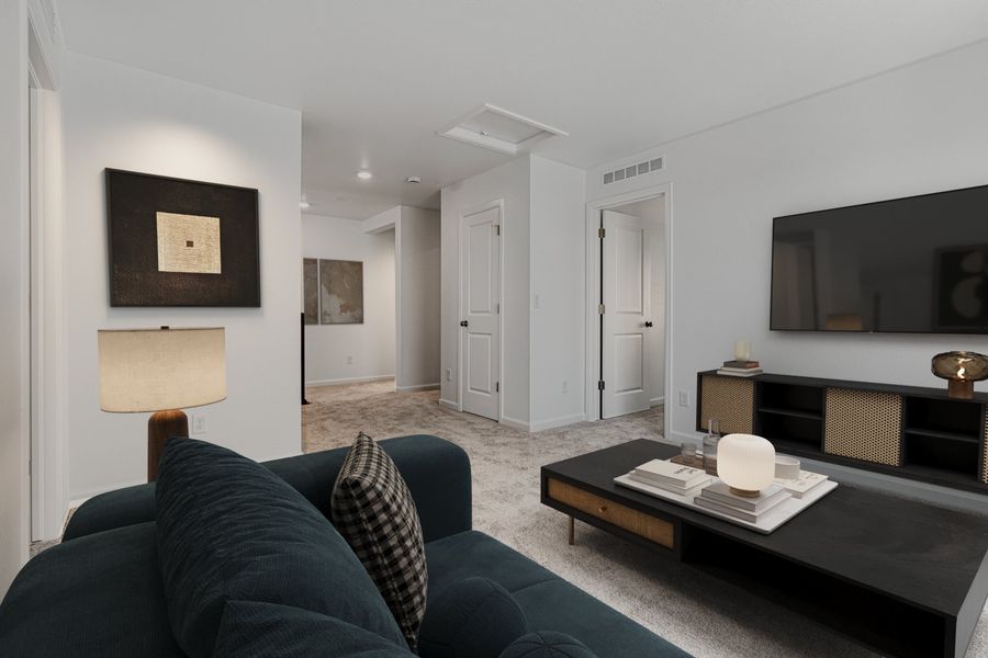 Furnished interior view inside a new home in Sterling Ranch Ascent Village, Littleton (Image 15).