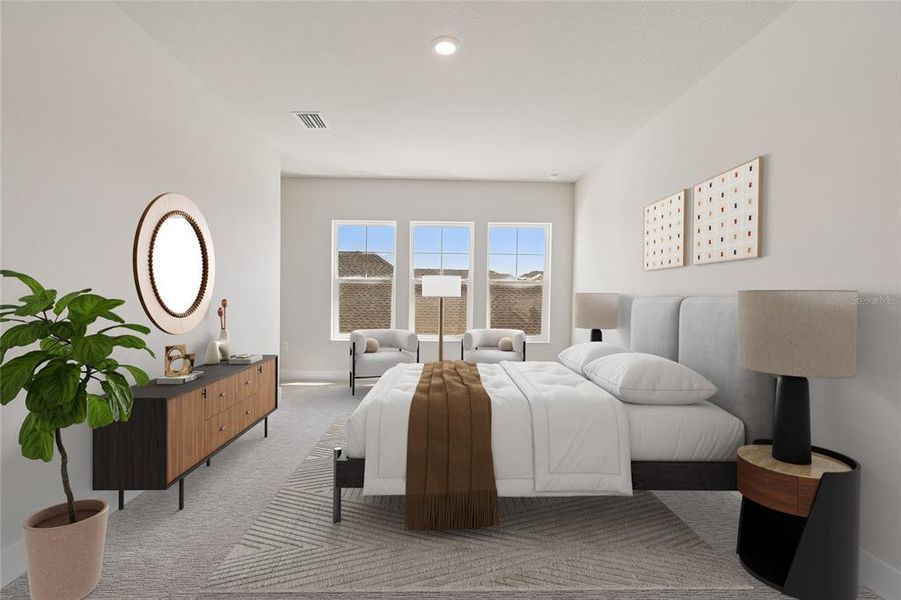 Furnished interior view inside a new home in Emerald Landing at Waterside at Lakewood Ranch – Cottage Series, Sarasota (Image 10).