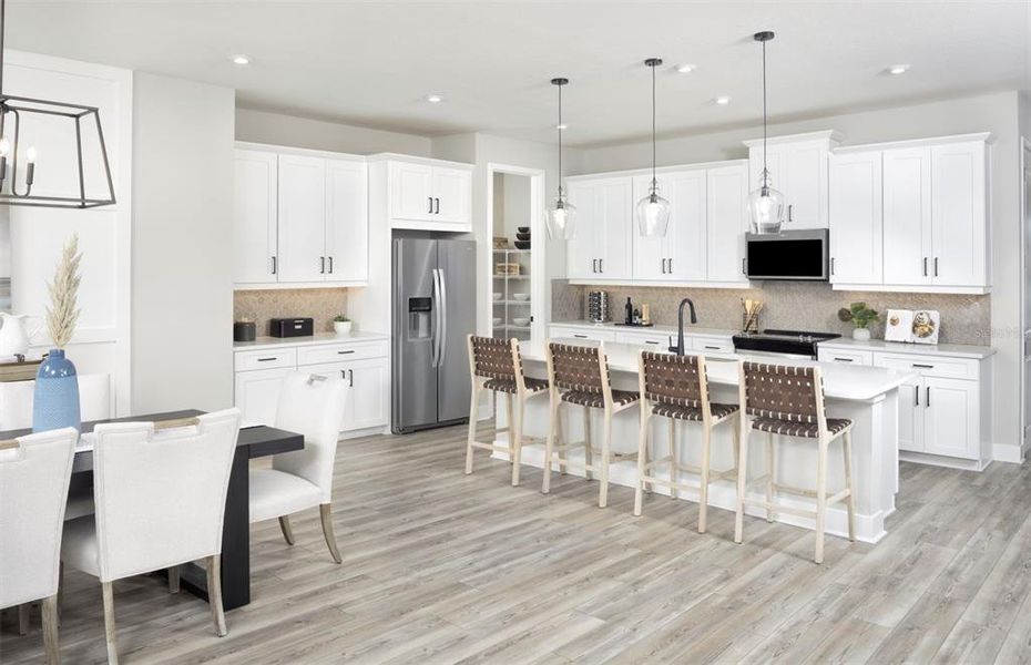 Furnished interior view inside a new home in Pasadena Ridge Master, Zephyrhills (Image 5).