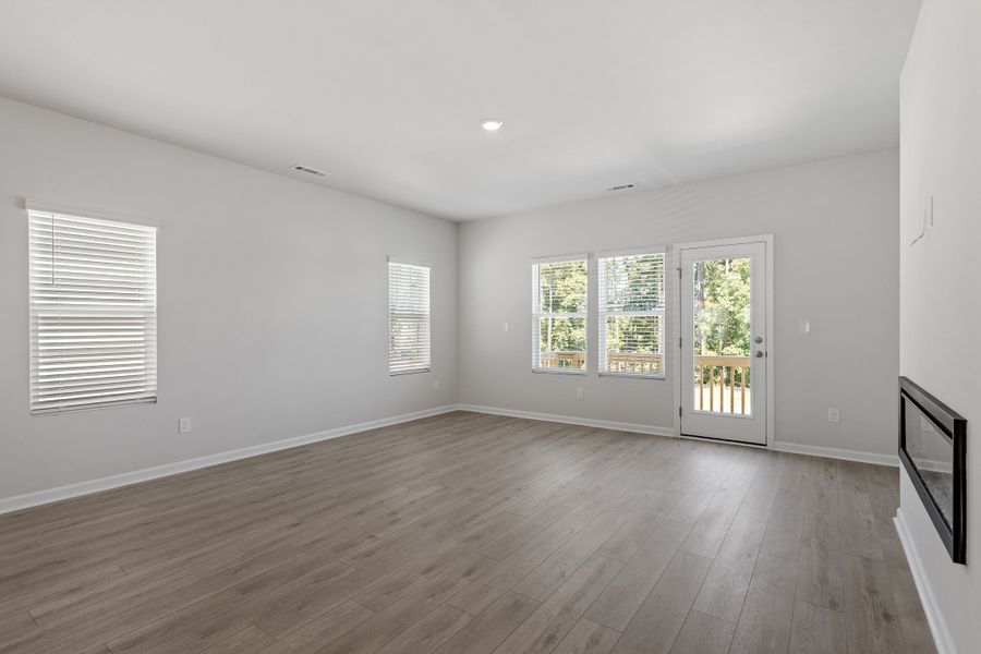 Spacious, unfurnished interior of a new home in Renaissance at White Oak, Garner (Image 13). Spacious, unfurnished interior of a new home in Renaissance at White Oak, Garner (Image 13).