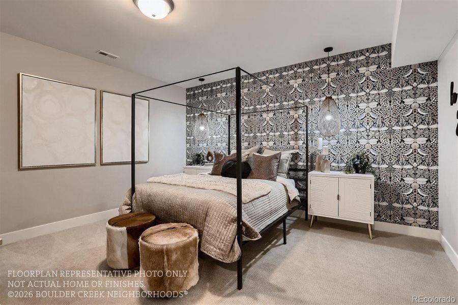 Furnished interior view inside a new home in , Broomfield (Image 33).