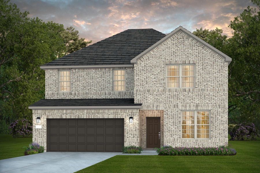 Representative exterior photo of a completed home built from the Taylor by Pulte Homes in Nopal Valley, San Antonio, TX (Image 2). Representative exterior photo of a completed home built from the Taylor by Pulte Homes in Nopal Valley, San Antonio, TX (Image 2).