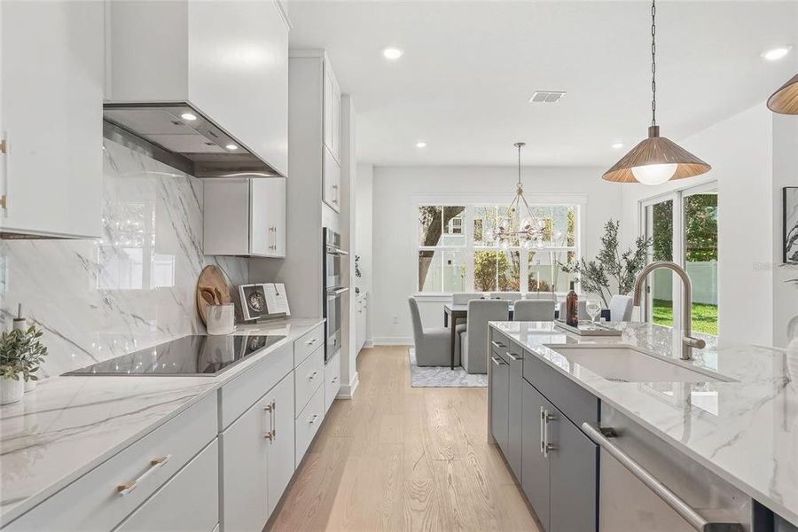 Furnished interior view inside a new home in , Tampa (Image 32).