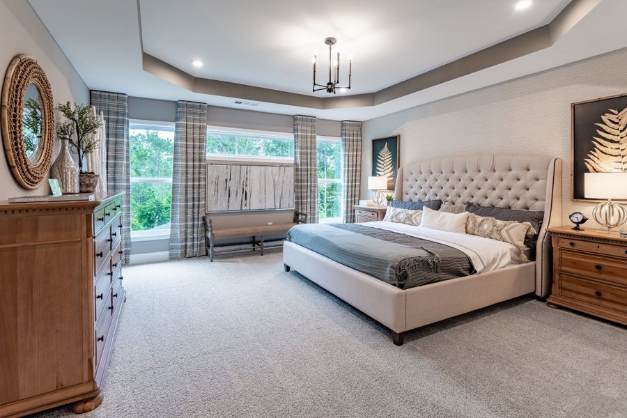 Representative furnished interior of a home built from the Grandin by Fischer Homes in Twin Lakes, Hoschton (Image 51).