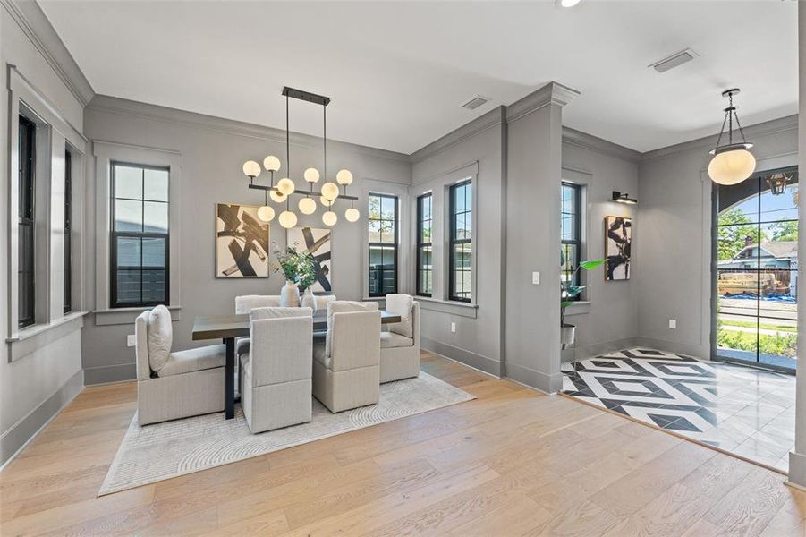 Furnished interior view inside a new home in , Tampa (Image 58).