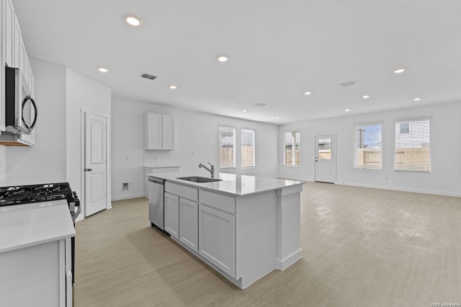 Furnished interior view inside a new home in Hightop Ridge, Converse (Image 5).
