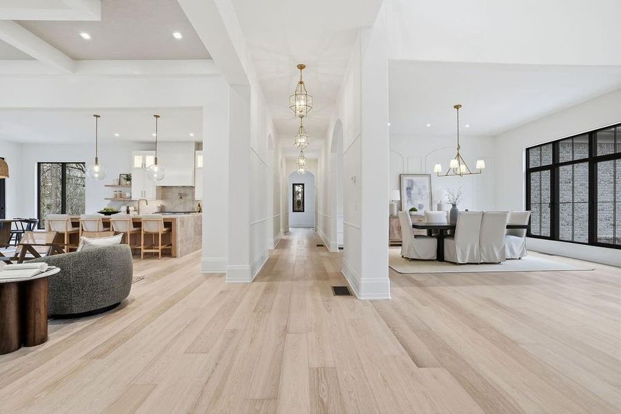 Furnished interior view inside a new home in , Johns Creek (Image 10).