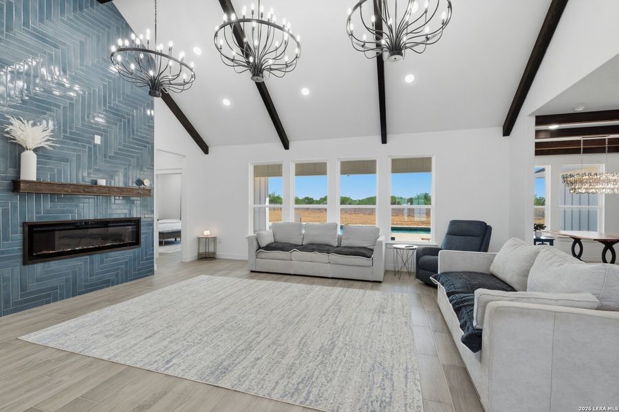 Furnished interior view inside a new home in , Floresville (Image 18).