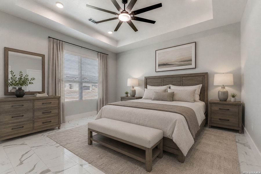 Furnished interior view inside a new home in , Atascosa (Image 22).