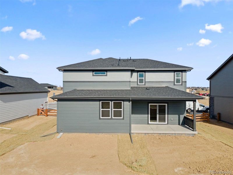 Exterior details and patio area of a home in , Thornton (Image 4).