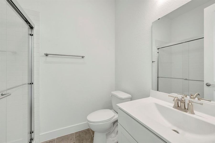 Furnished interior view inside a new home in Kreymer at the Park, Wylie (Image 10).