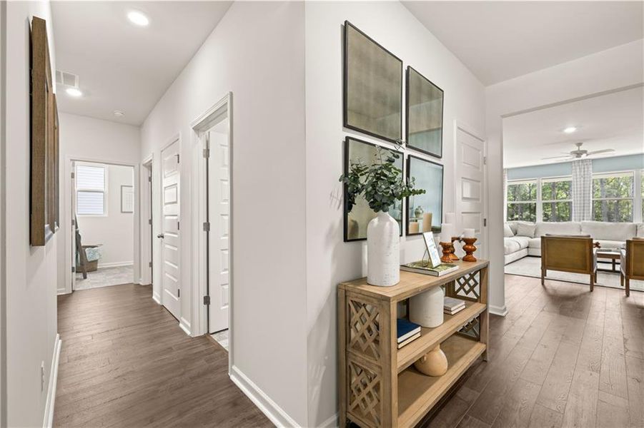 Furnished interior view inside a new home in , Buckhead (Image 28).