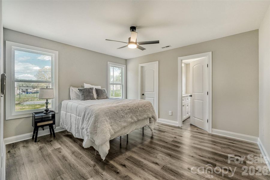 Primary suite offers a spacious walk-in closet Primary suite offers a spacious walk-in closet