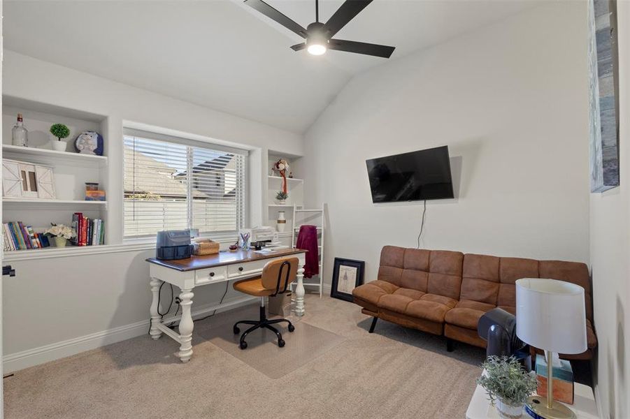 Furnished interior view inside a new home in Union Park Classic 60, Little Elm (Image 23).