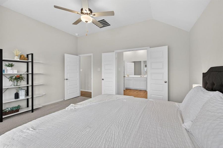 Furnished interior view inside a new home in Sagebrook, Denton (Image 27).