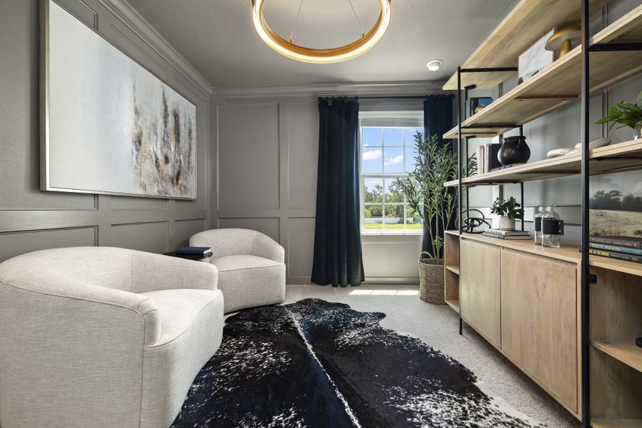 Furnished interior view inside a new home in Thompson Village Townhomes, Apopka (Image 3). Furnished interior view inside a new home in Thompson Village Townhomes, Apopka (Image 3).