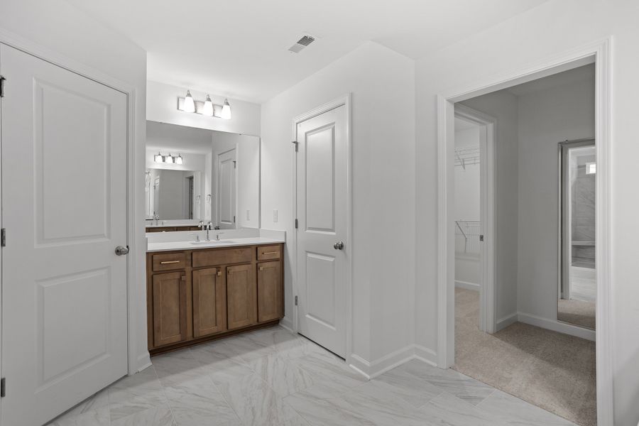 Furnished interior view inside a new home in Georgias Landing, Raleigh (Image 11).