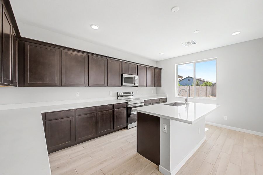 Furnished interior view inside a new home in Wildera, San Tan Valley (Image 4).