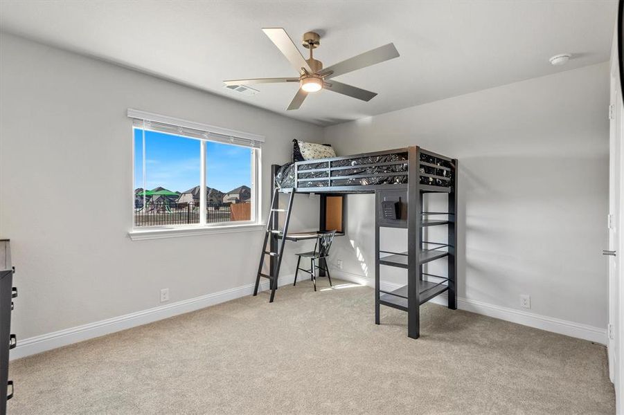 Furnished interior view inside a new home in The Grove, Midlothian (Image 29).