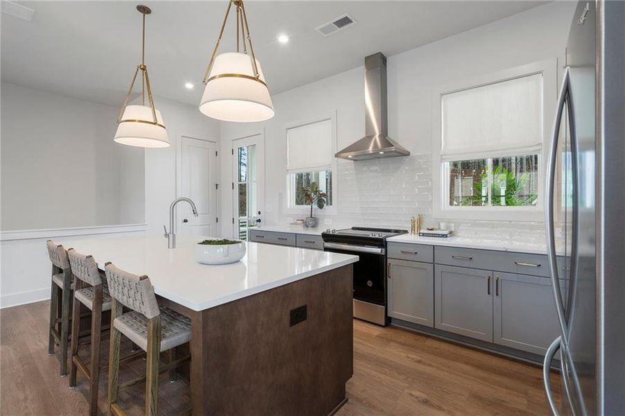 Furnished interior view inside a new home in , Alpharetta (Image 20).