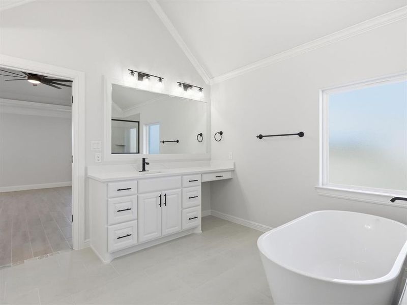 Furnished interior view inside a new home in , Azle (Image 10).