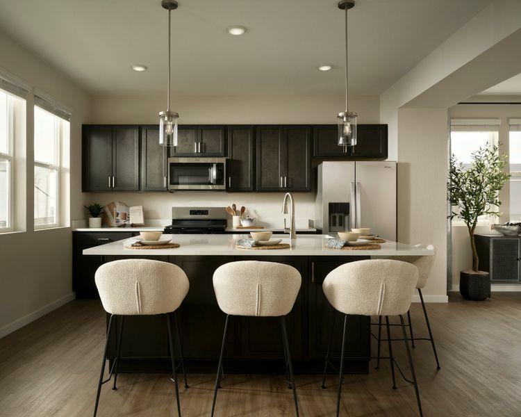 Furnished interior view inside a new home in Barefoot, Firestone (Image 5).