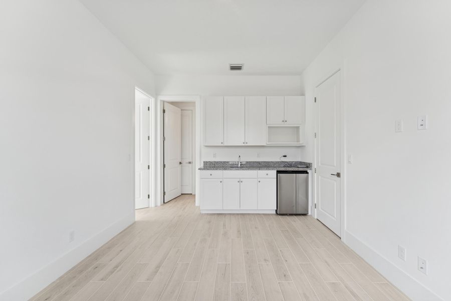 Kitchen, Great Room & Dining Area