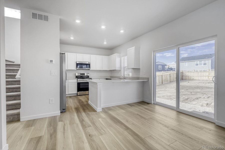 Furnished interior view inside a new home in Ledge Rock, Johnstown (Image 5).